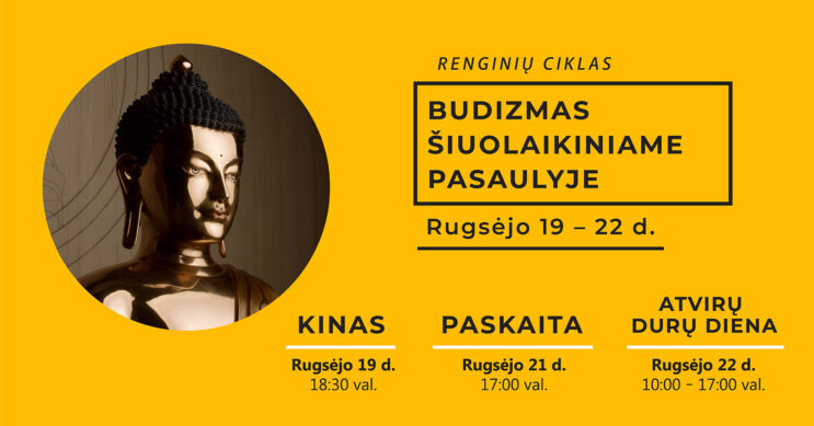 Renginių ciklas „Budizmas šiuolaikiniame pasaulyje“